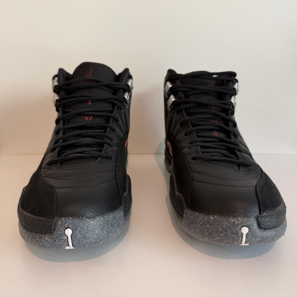 Men's Black and Red Jordan 12 retro “Utility” - Picture 6 of 8